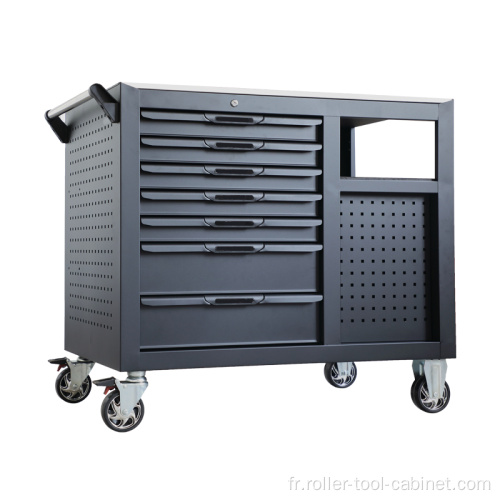 Poste de travail d&#39;armoire à outils de 44 pouces avec plan de travail en acier inoxydable